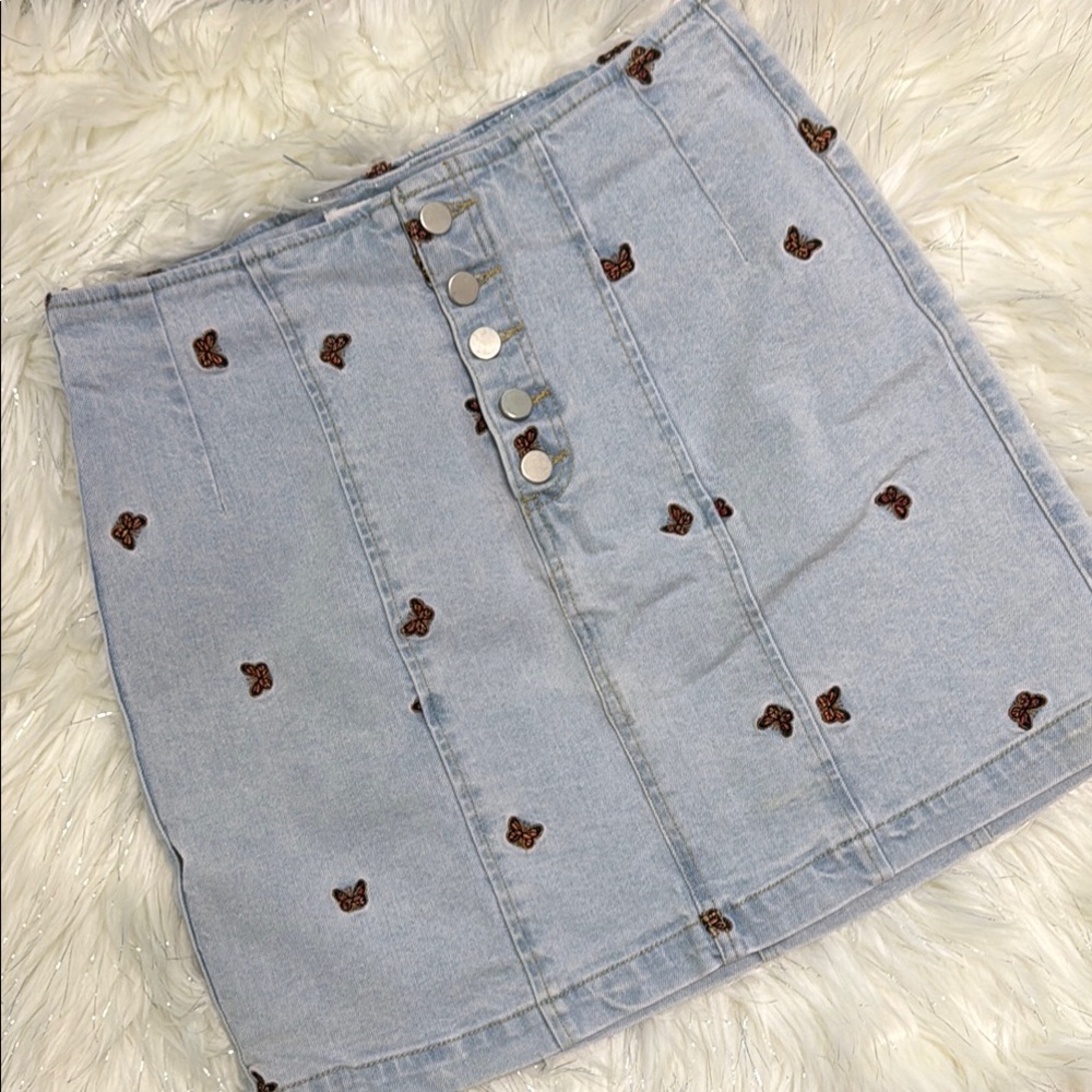 💙 Tinseltown Blue Mini Pencil Skirt – Chic Fitted Skirt | Casual Cute Everyday - Picture 6 of 6